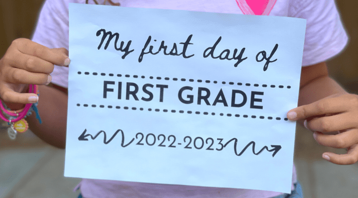 First Day of School Printables (3 Designs To Choose From)